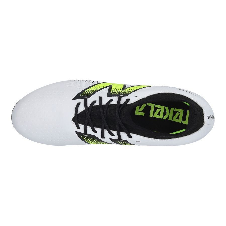 New Balance Tekela V4 Magique FG - Blanc/Violet/Jaune Fluo