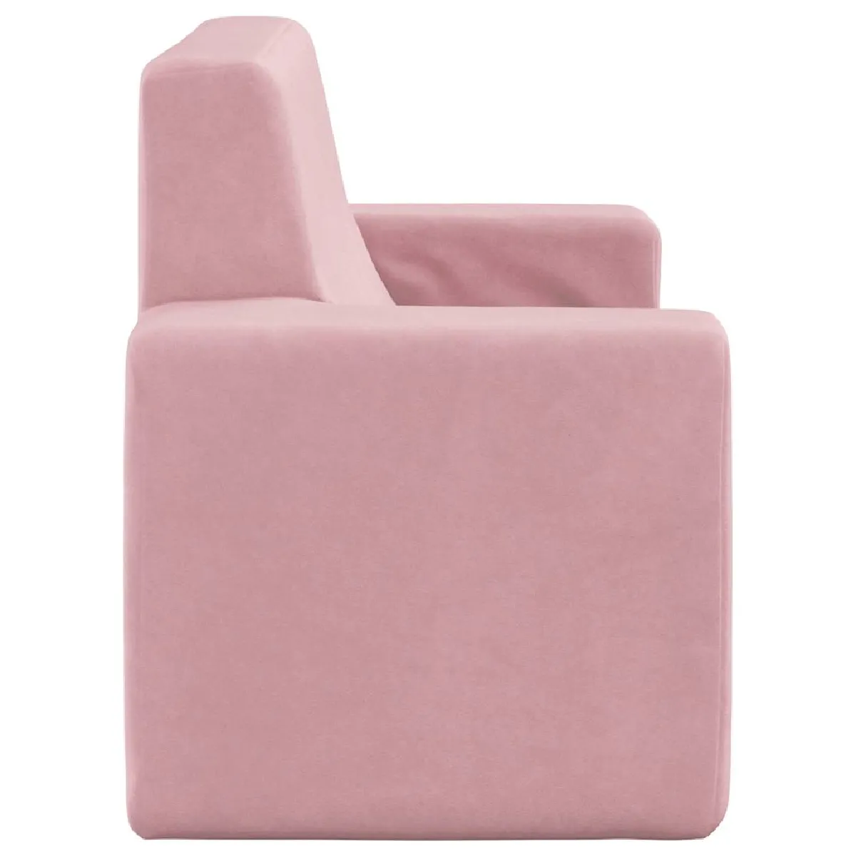 vidaXL Canapé 2 Places Enfant Rose