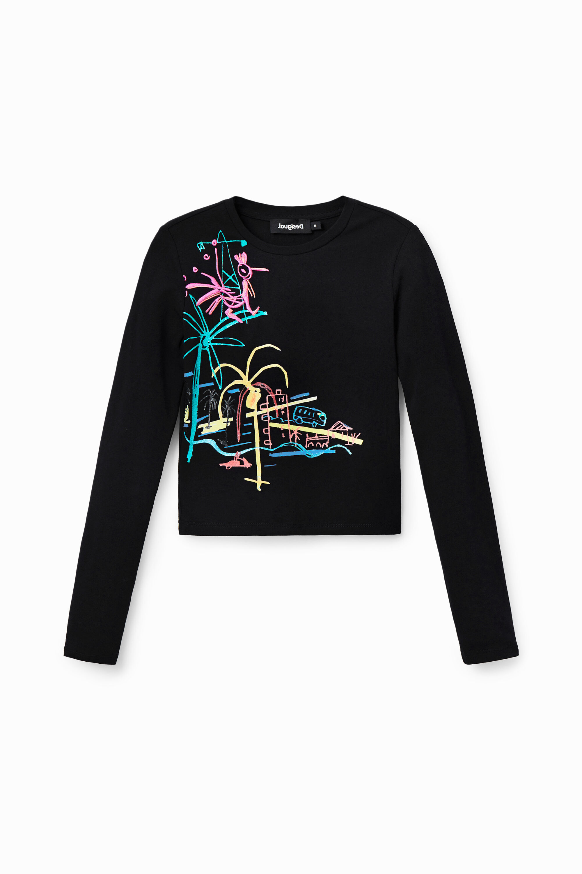 T-shirt court slim arty