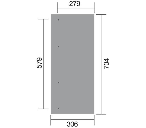 Weka Terrassenüberdachung 671
