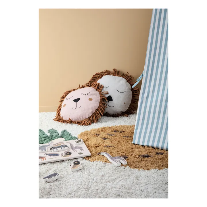 Ferm Living Kids Coussin Lion | Rose