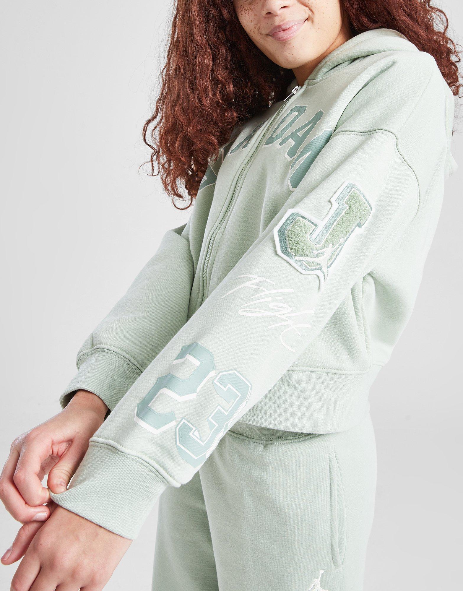 Jordan Sweat à Capuche Crop Zippé Junior