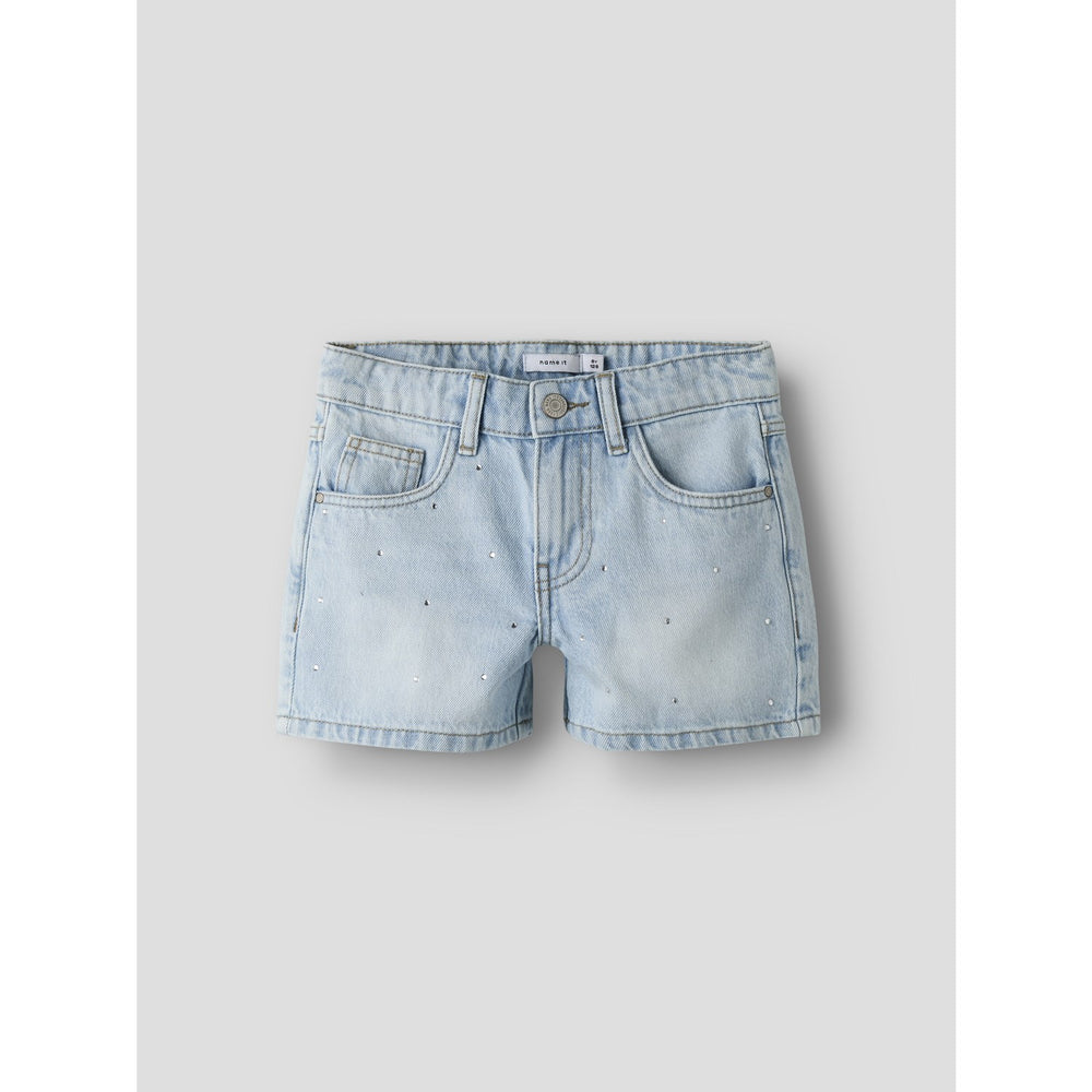 Køb Name It Light Blue Denim Nkfrose Rhine Dnm Shorts 6042-Ac Noos