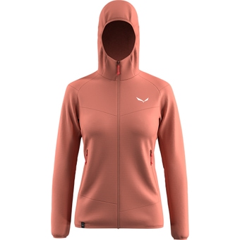 Salewa Puez Altavia Polarlite Kapuzen Fleecejacke Etruscan Red Damen