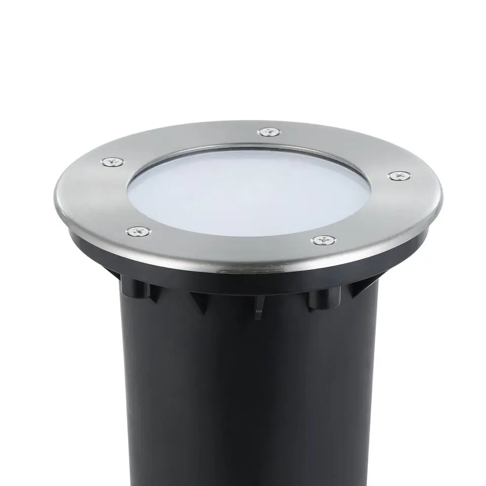 EGLO Riga 3 Inbouwlamp - E27 - Ø 10 cm - RVS