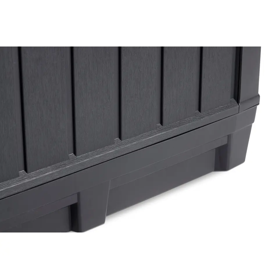 Keter Kentwood Opbergbox - 128x53.6x59 cm - 350 L - Grafiet