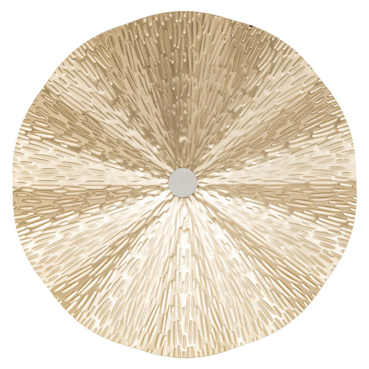 SET 3 DECOS MURALES LESLIE METAL OR