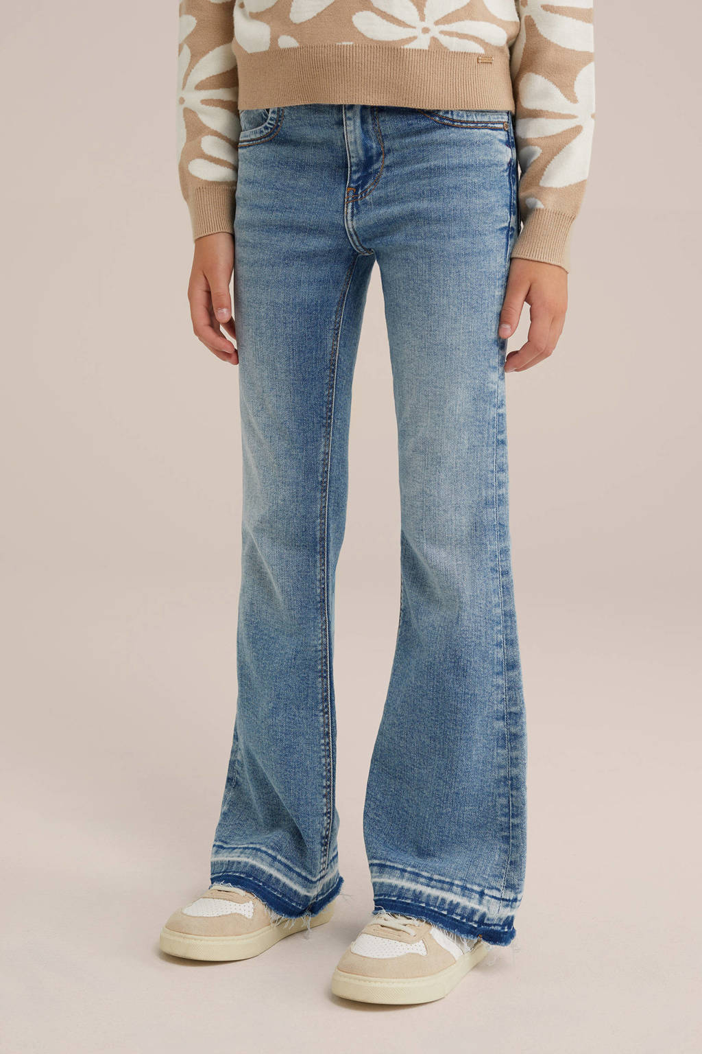 WE Fashion flared jeans used denim
