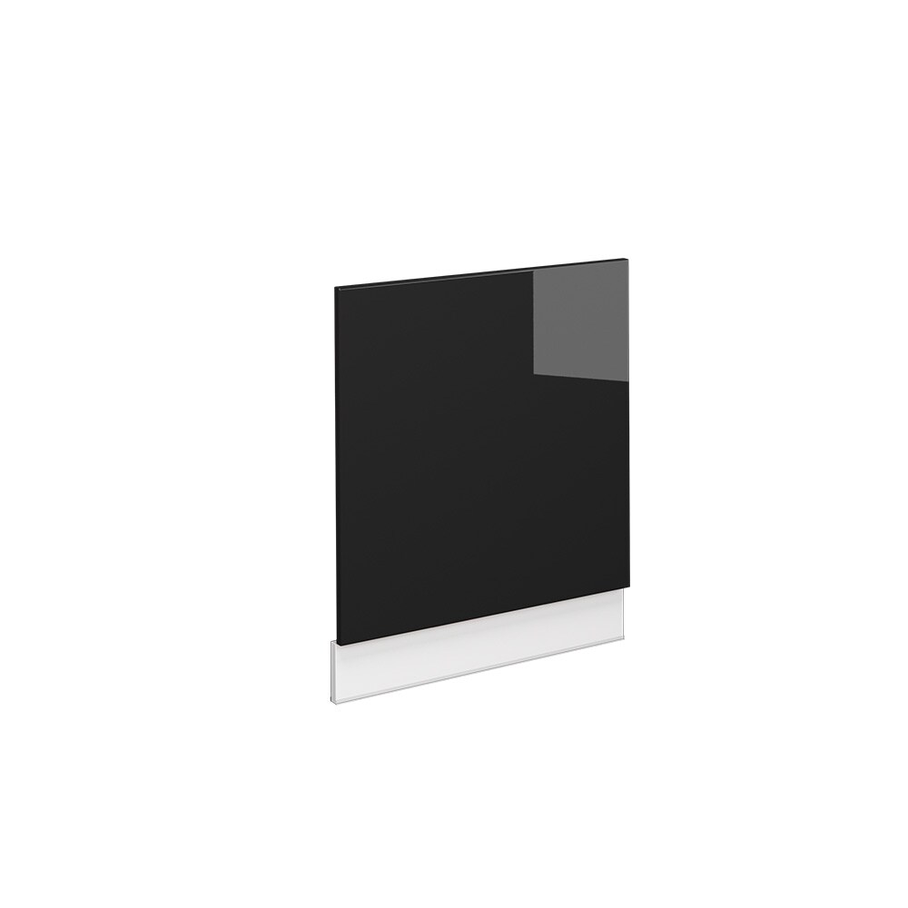 Vicco Geschirrspülerblende Geschirrspülfront Küchenmöbel Fame-Line Weiß Schwarz 60 cm modern Hochglanz