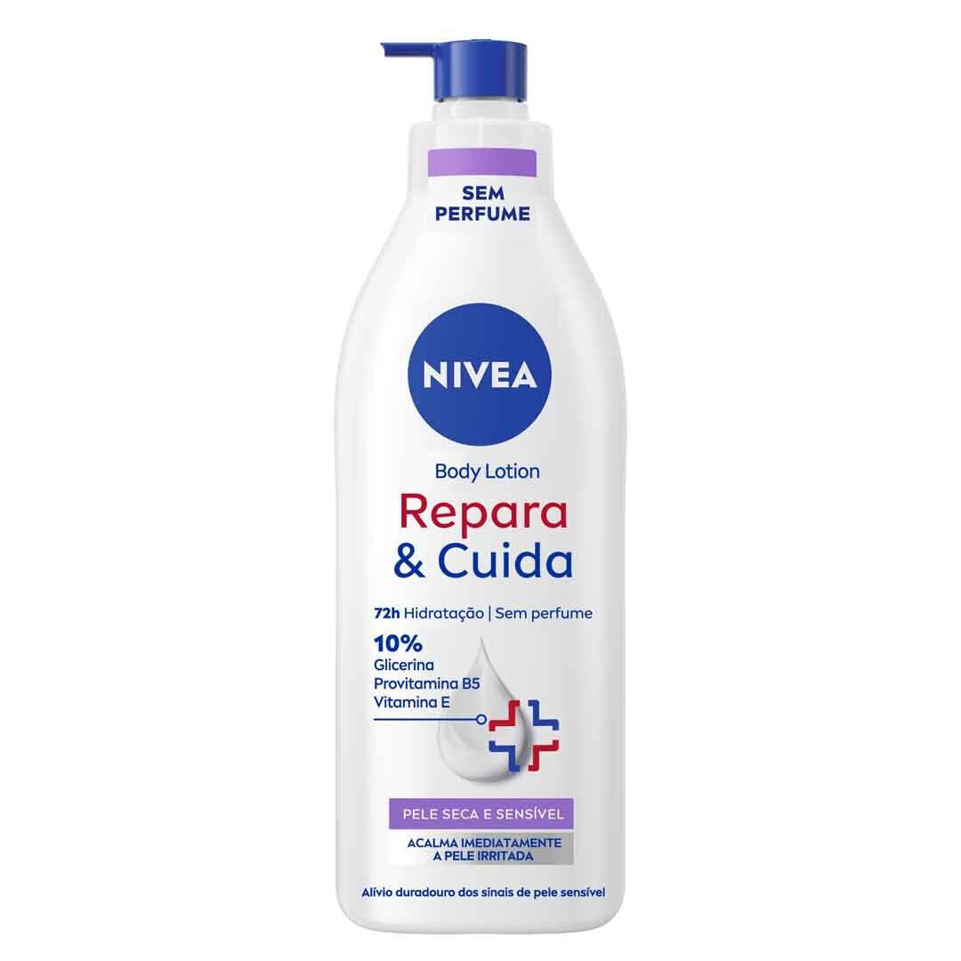 NIVEA  Body Lotion Repara & Cuida (Sem Perfume) - 400ml