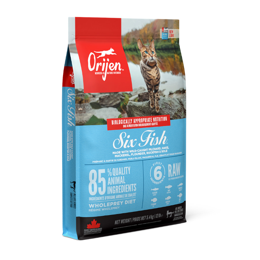 Ração para gatos Orijen Six Fish