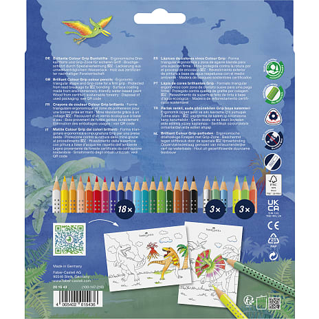 Faber-Castell Colour Grip farveblyanter 24-pak