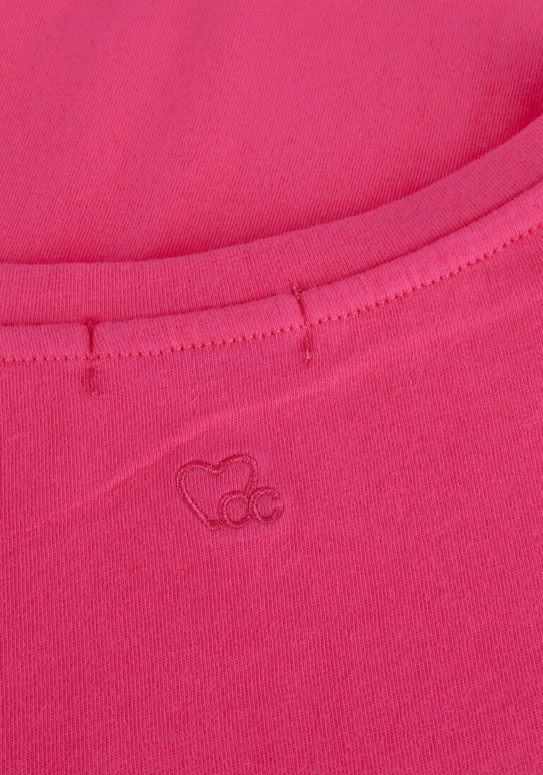 CC HEART roze cc heart t-shirt organic cotton v-neck tshirt