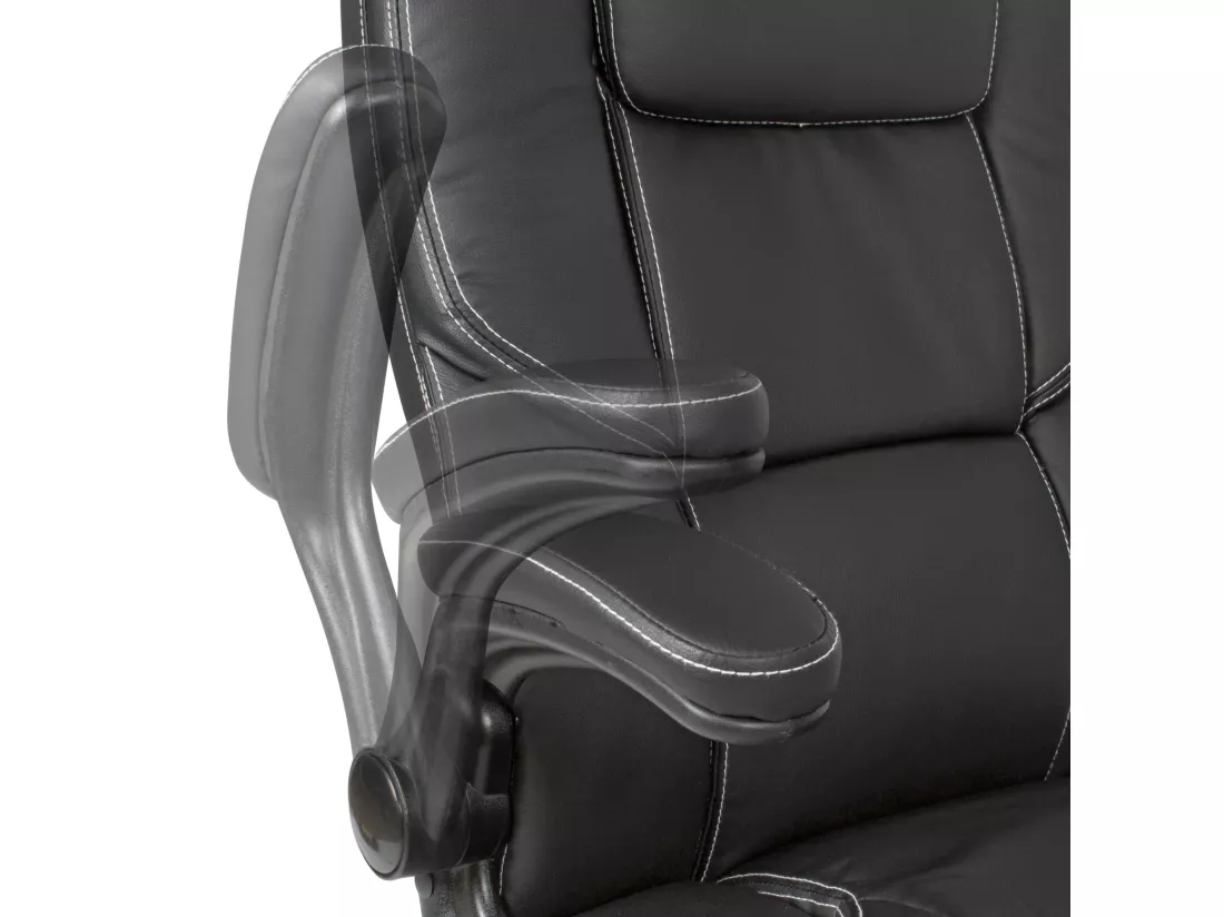 chaise de bureau cuir synthétique noir chaise de bureau pivotante fauteuil de bureau 120 kg