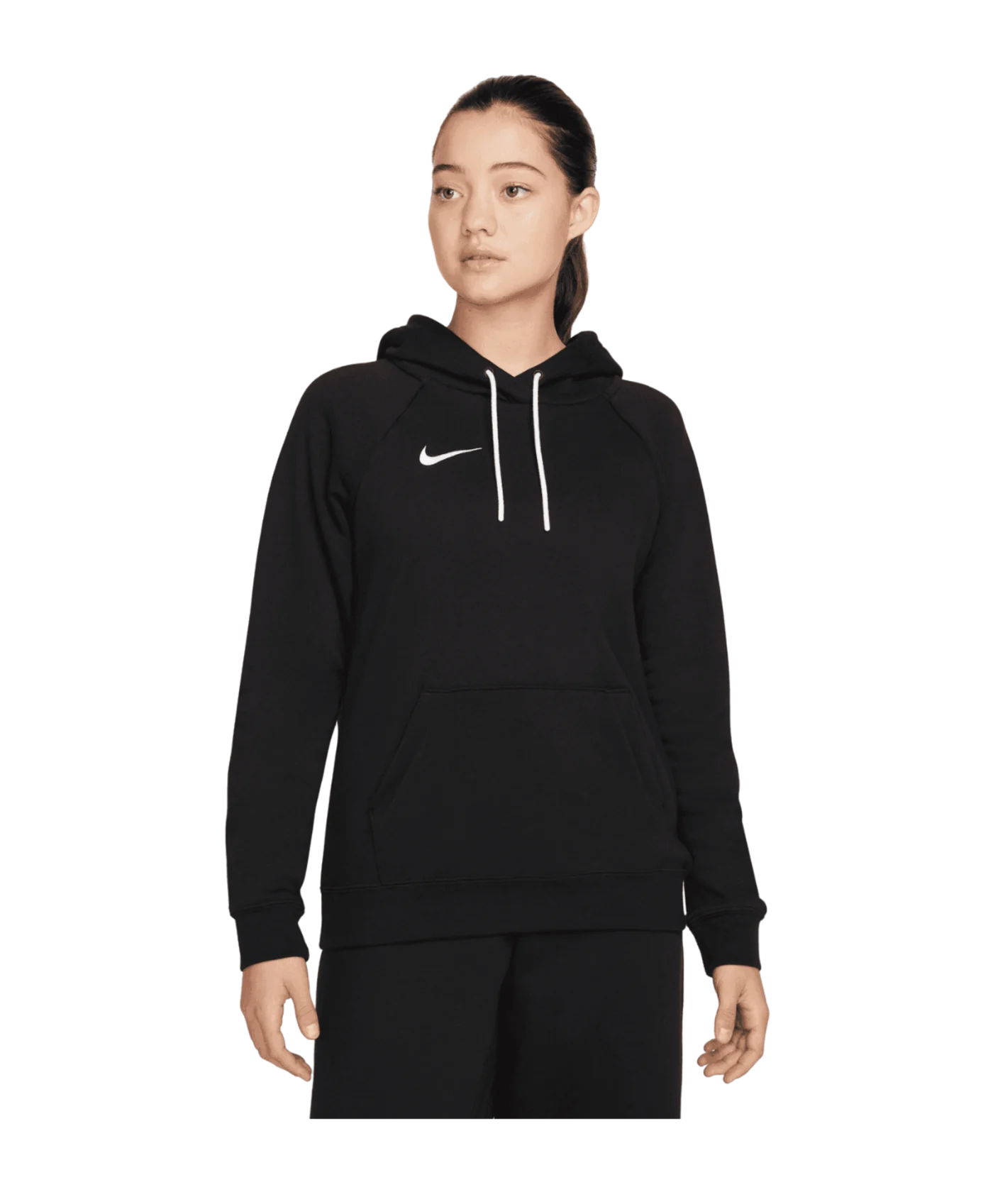Nike Park 20 Fleece Hoody Damen Schwarz Weiss F010