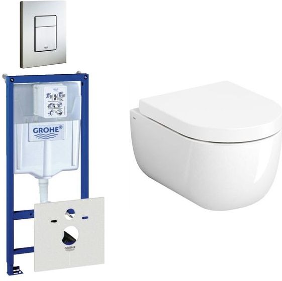 Clou - Hammock Compact Toiletset - Inbouwreservoir - Wandtoilet - RVS