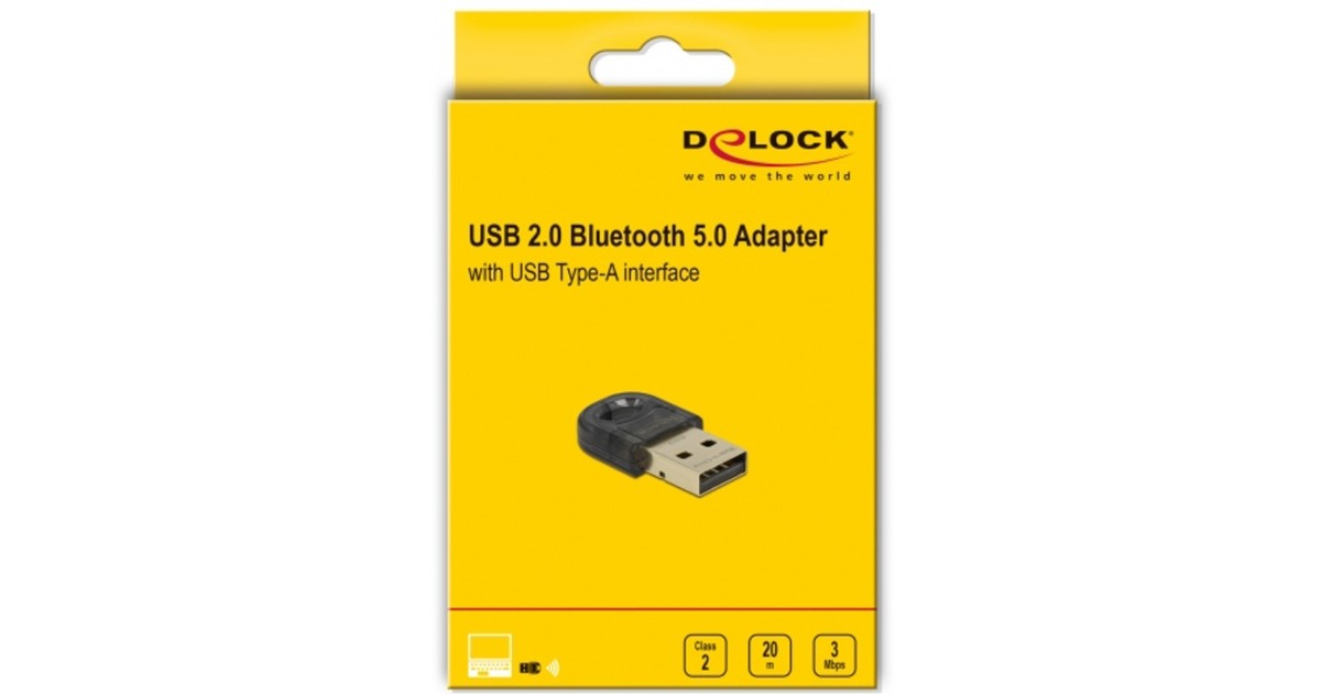 DeLOCKUSB 2.0 Bluetooth 5.0 Mini Adapter bluetooth adapter