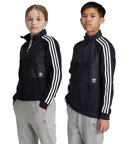 adidas Originals Sweatshirt m. Lynl?s - Sort m. Hvid