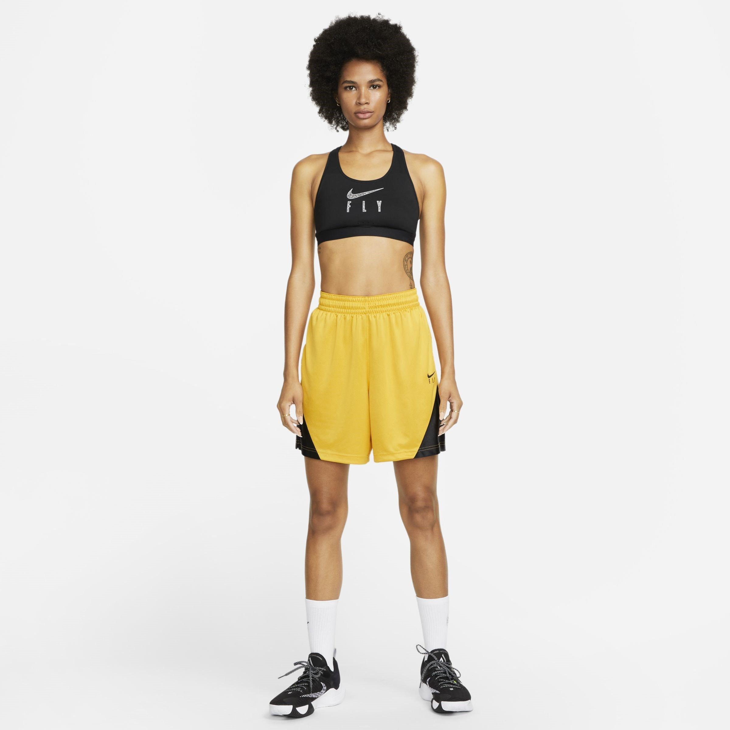 Nike Swoosh Fly High Support Non Padded Mesh Back Sports Bra