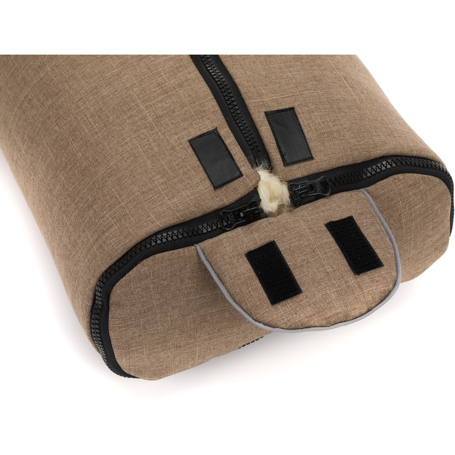fillikid Winterfußsack Pamir Gr. 0 Echtfell braun melange