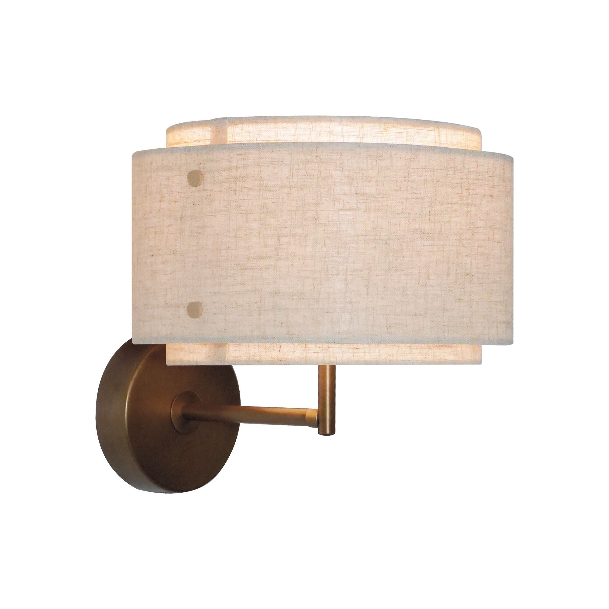 Nordlux TAKAI Wand- / Deckenleuchte - Beige / H: 25.0 cm x D: 23.0 cm
