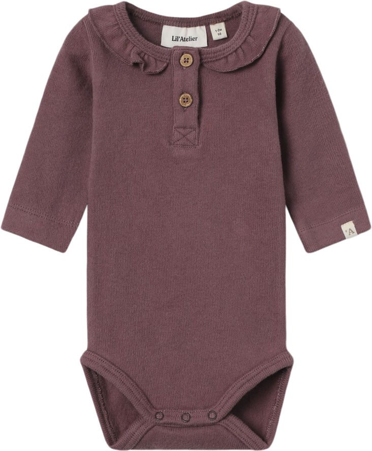 Lil' Atelier NBFTHORO HOU LS SLIM BODY LIL Rose brown