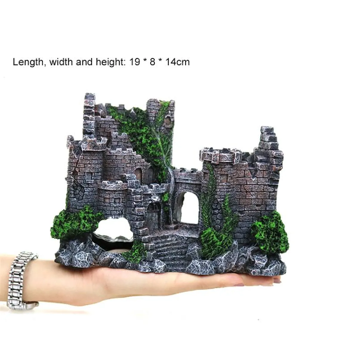 Universal Résine artificielle château aquarium