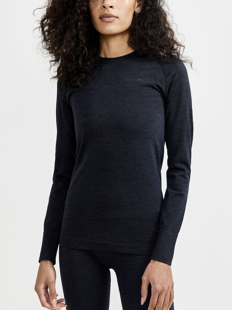 Craft Core Dry Active Dame Baselayer med lange ærmer Sort
