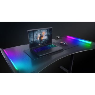 Cougar MARS 120 - Bureau gaming avec éclairage RGB - 120 cm - noir