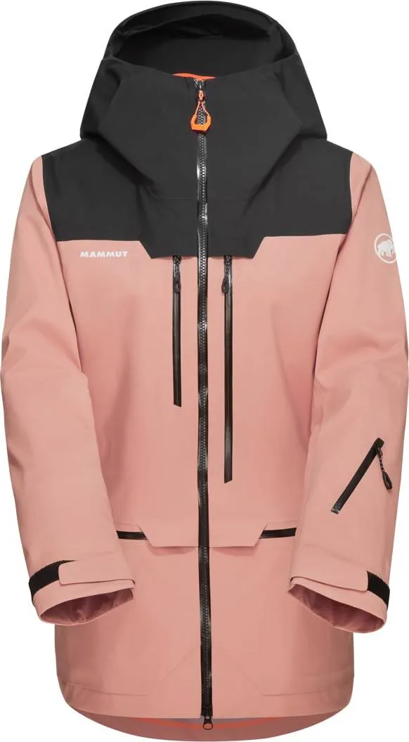 Mammut Women's Haldigrat Hardshell Hooded Jacket Quartz Dust-Black