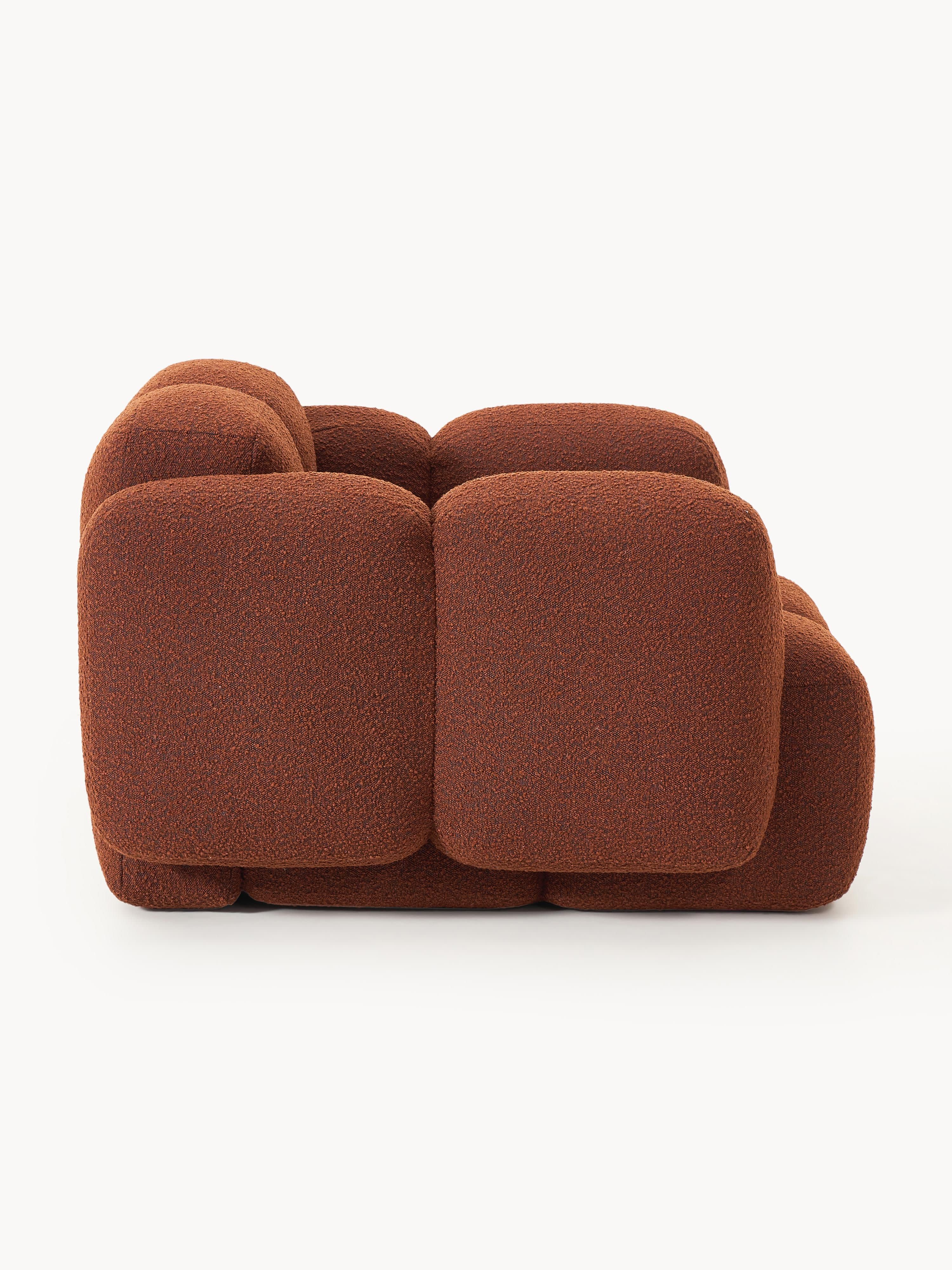 Loungefauteuil Tayla van bouclé