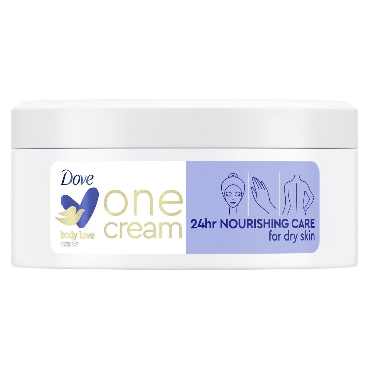 CREME CORPO DOVE NOURISHING CARE BODY LOVE 250ML