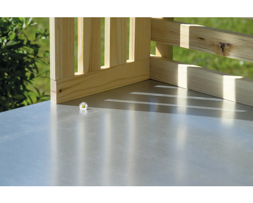 dobar XXL plantentafel met lade 117 x 62 x 124 cm grenen