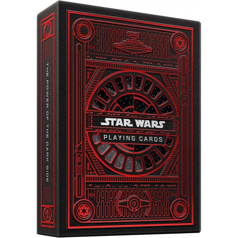 Jeu de 54 cartes Bicycle - Star Wars : Dark Side Rouge