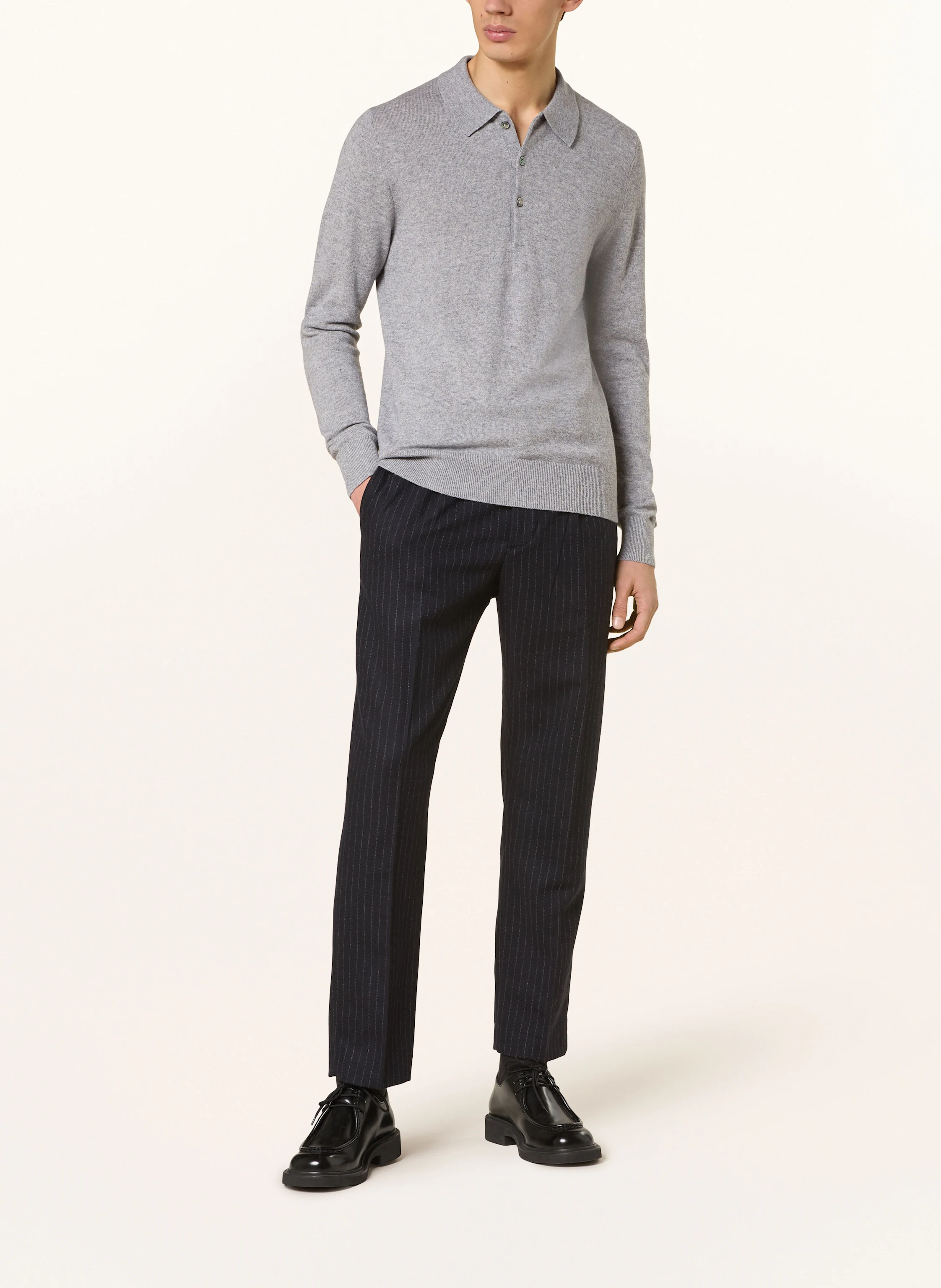 FTC CASHMERE Strick-Poloshirt