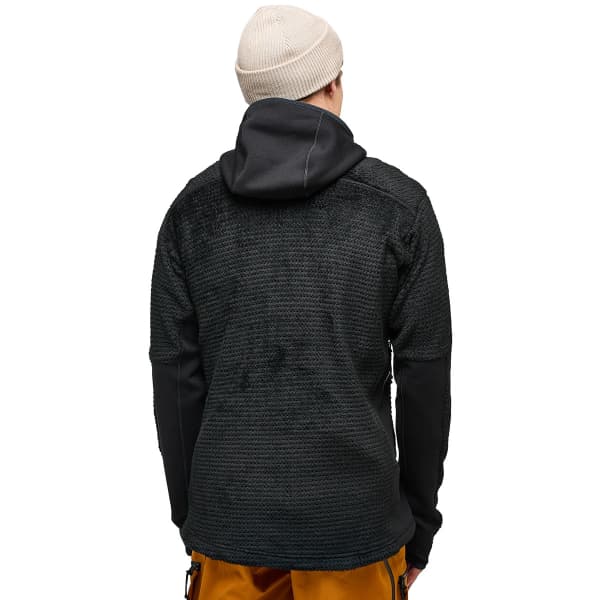 Veste polaire ski rando HAGLÖFS VASSI MID HOOD MEN TRUE BLACK