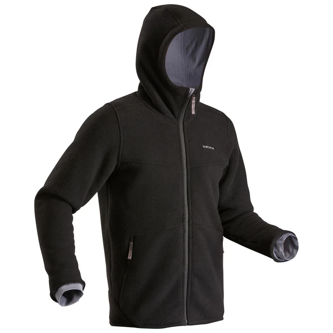 Decathlon Quechua - Jaqueta de lã polar para caminhadas masculina Quechua SH500