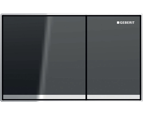 GEBERIT Omega 60 bedieningsplaat, lava glanzend / lava glanzend drukknop / chromen sierlijst 115.081.JK.1