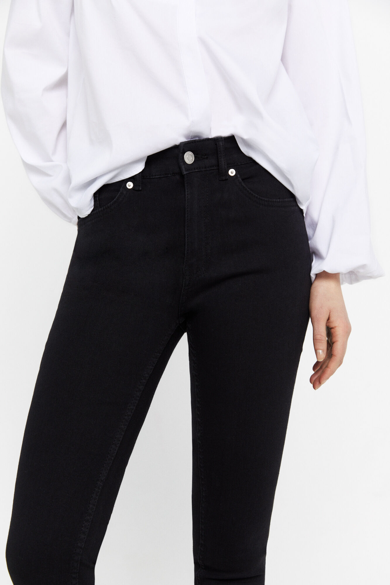 Calça Jeans Cintura Perfeita - Preta