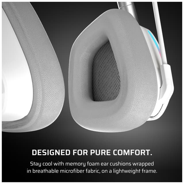 Corsair Void v2 trådløst gaming-headset (hvid)