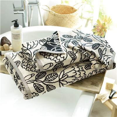 Linge de toilette feuillage chic - BECQUET CRÉATION – 500 g/m²