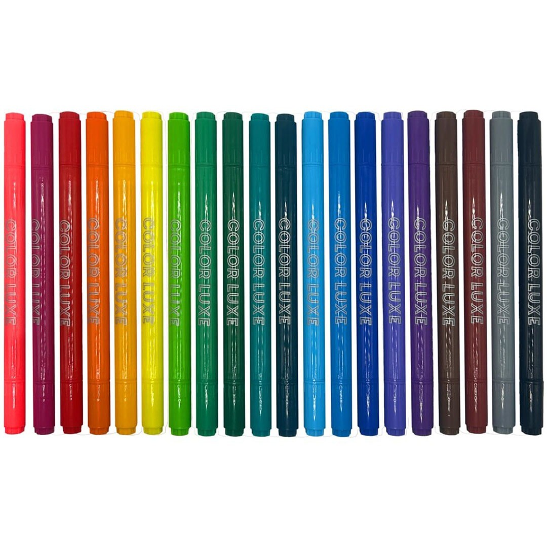Ooly dubbelzijdige viltstiften color luxe - 20st