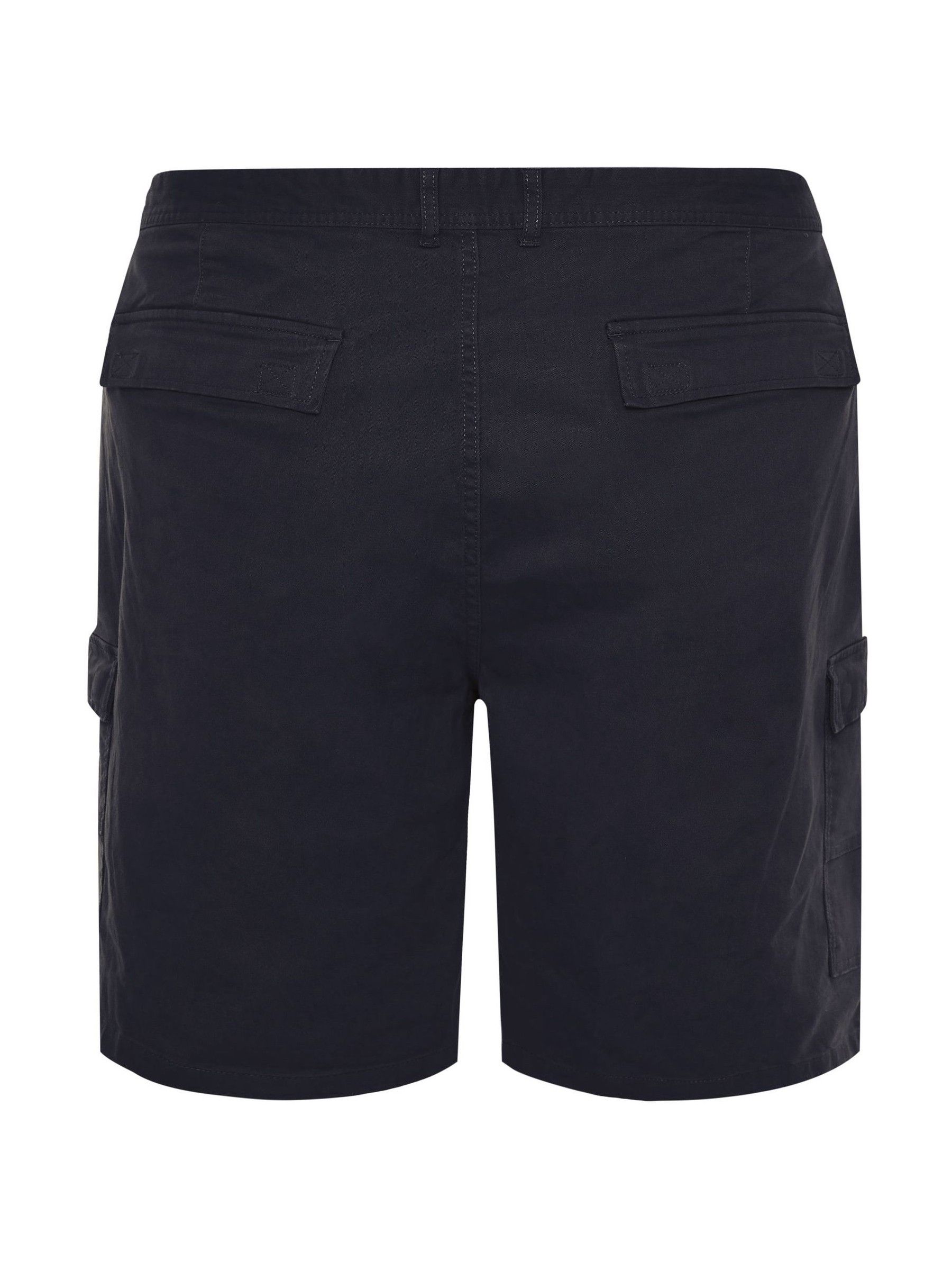 Blauw - Badrhino - Big & Tall - Cargoshort met stretch