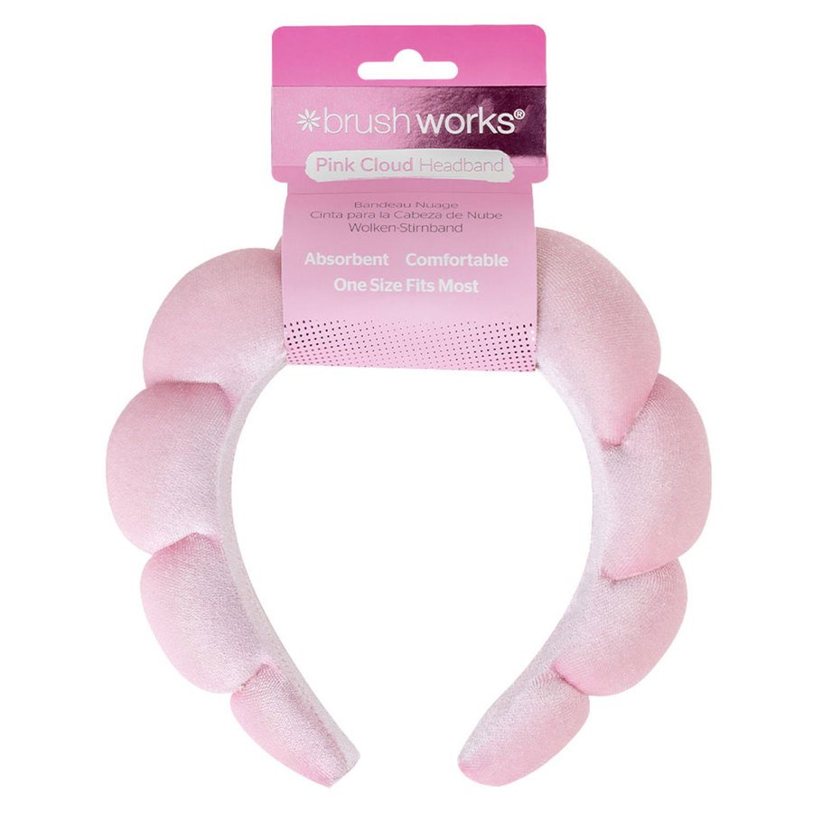 Brushworks Pink Cloud Headband