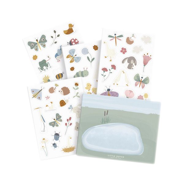Little Dutch Flowers & Butterflies Raamstickers