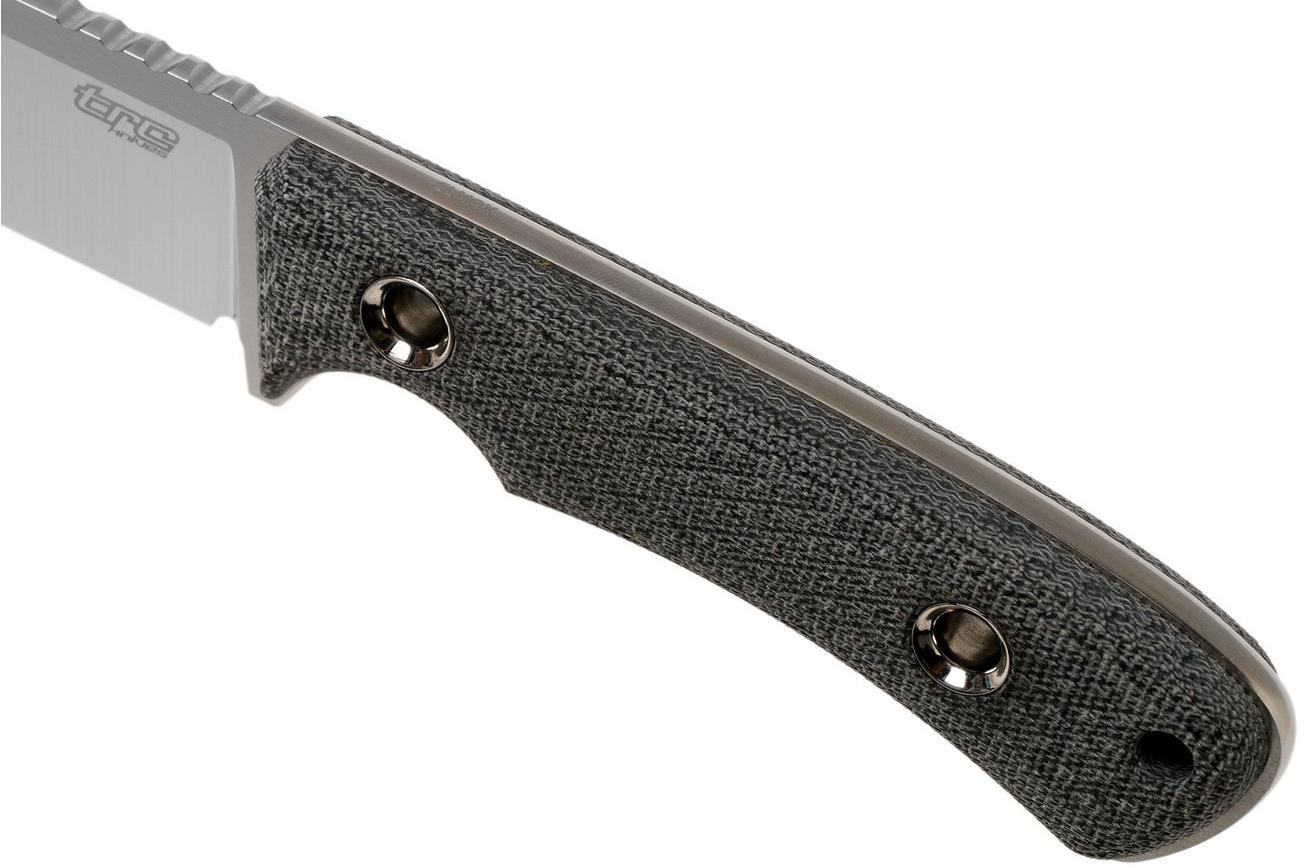 TRC Knives South Pole, Elmax, Black Canvas Micarta, survivalmes
