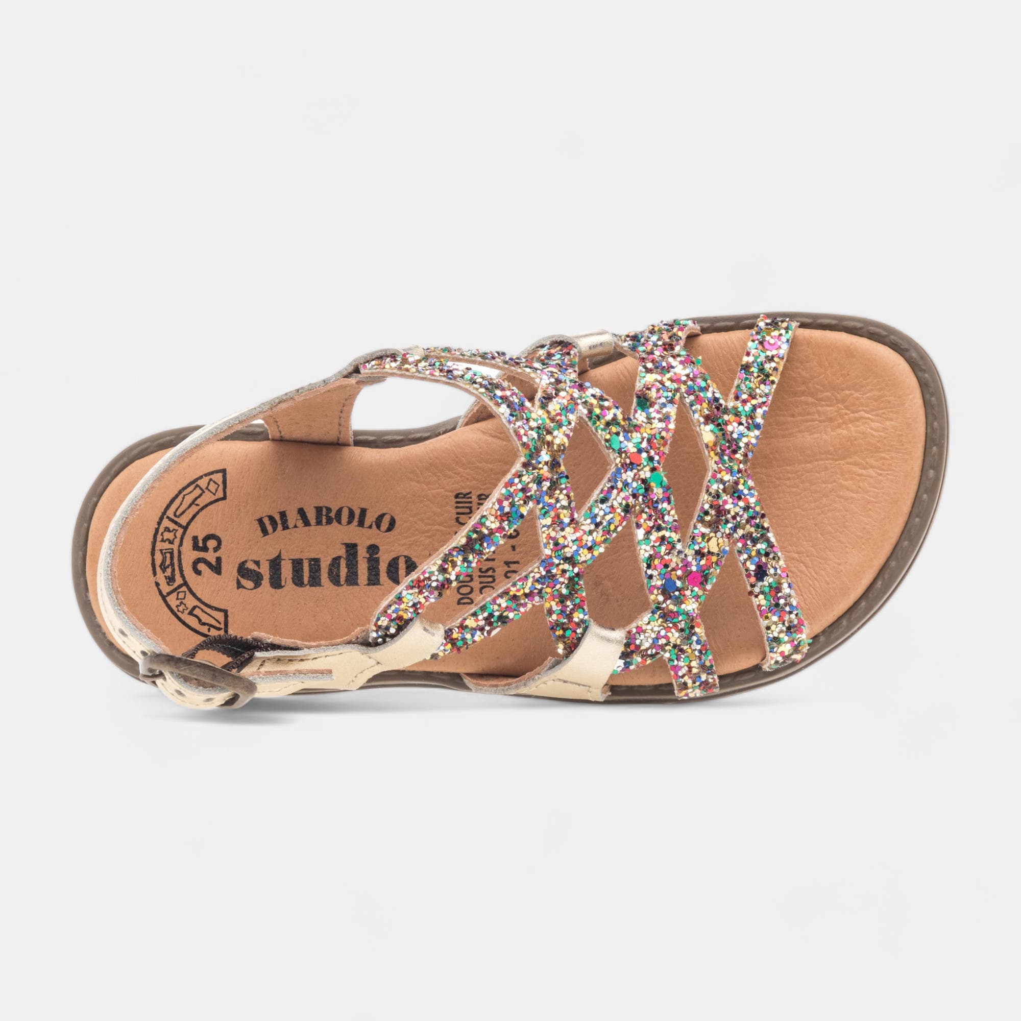 Nu-pieds Fille or