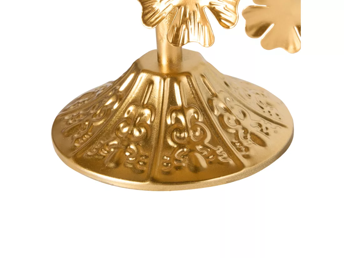 Bougeoir RAMADA Métal 25 cm Doré