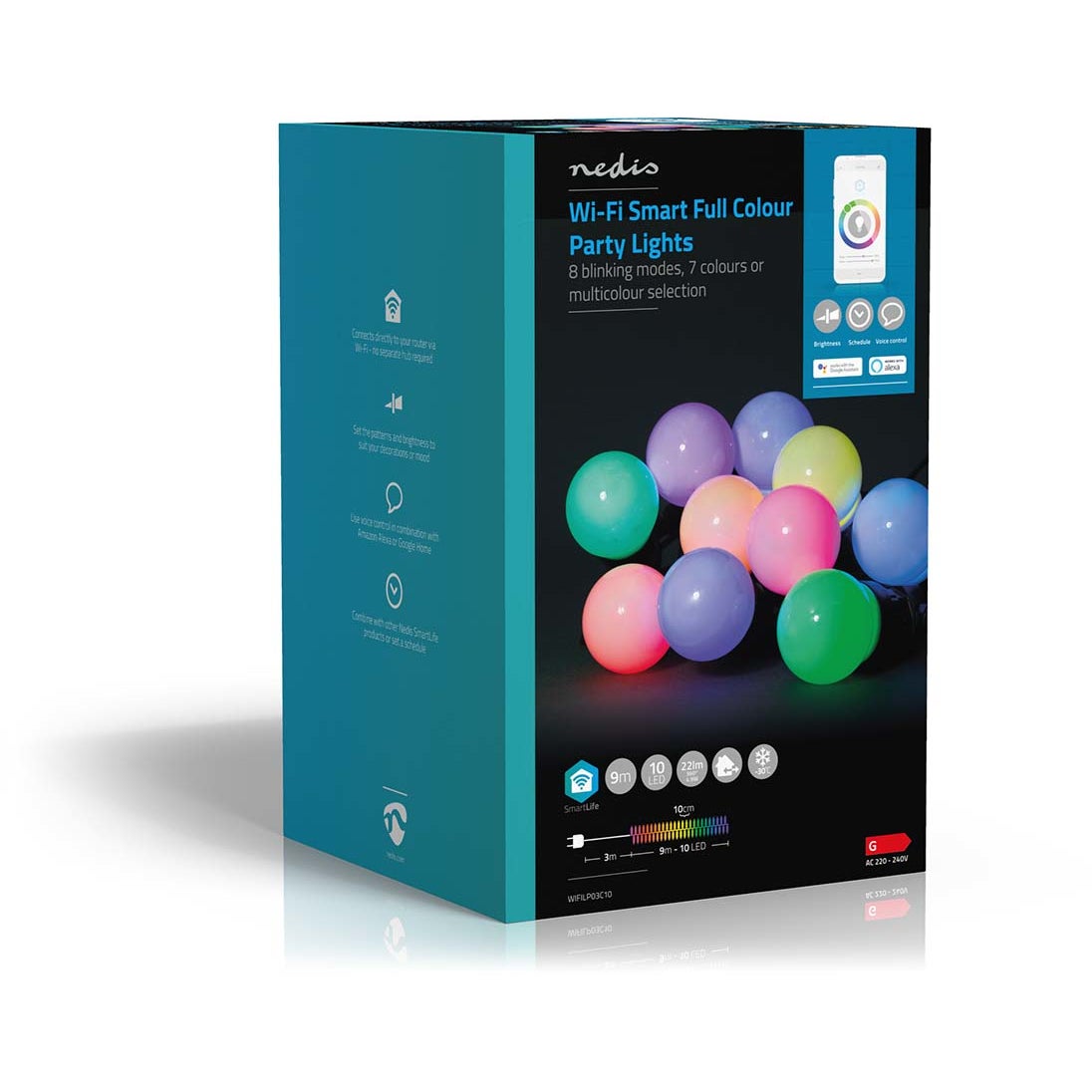 Nedis SmartLife Decoratieve LED lichtslang iOS/Android 9 meter