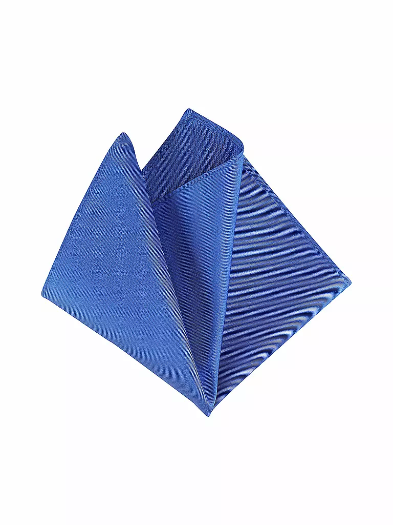 SEIDENFALTER Stecktuch blau
